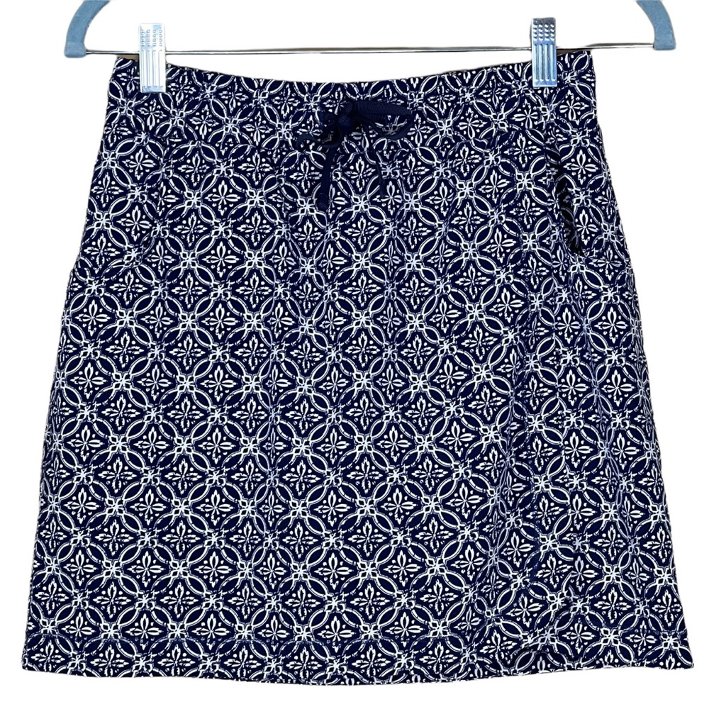 T by Talbots Women’s Faux Wrap Skirt Skort With Bike Shorts Attached  XS EUC - Picture 9 of 9